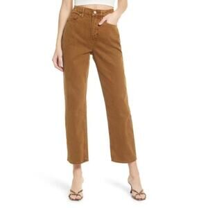 Good American 90s Duster Straight Leg Jeans In Bronze 4/ 27